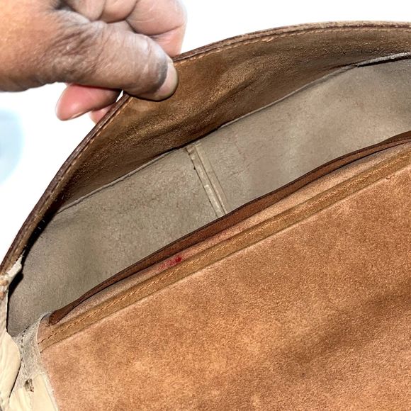 Madewell leather handbag with TWO straps leather and snakeskin. Smoke free home. - Picture 3 of 7